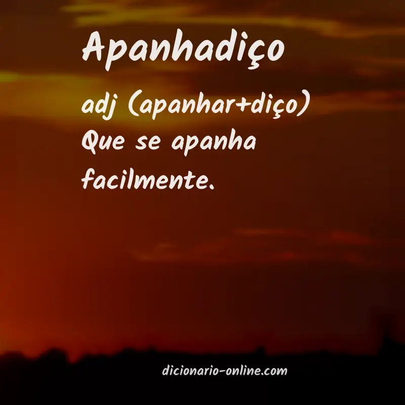 Significado de apanhadiço