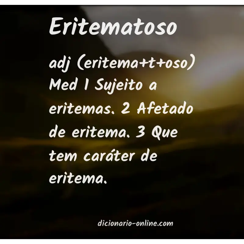 Significado de eritematoso