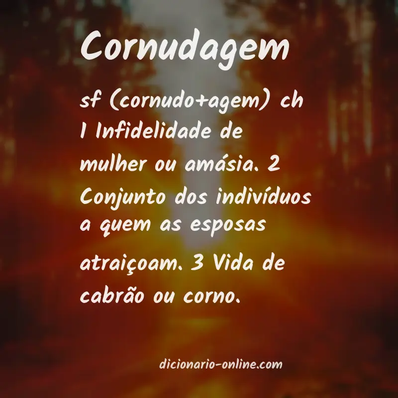 Significado de cornudagem