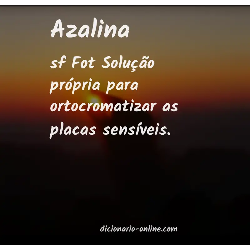 Significado de azalina