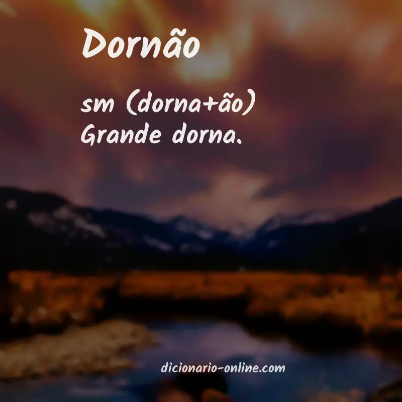 Significado de dornão