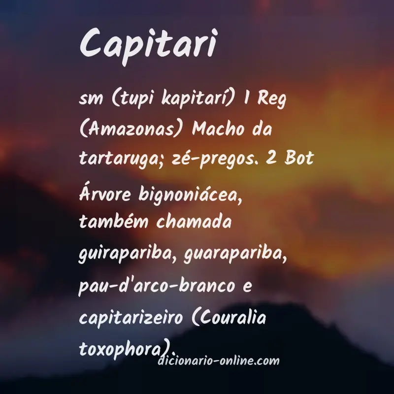 Significado de capitari
