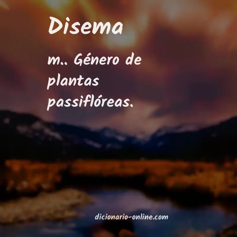 Significado de disema