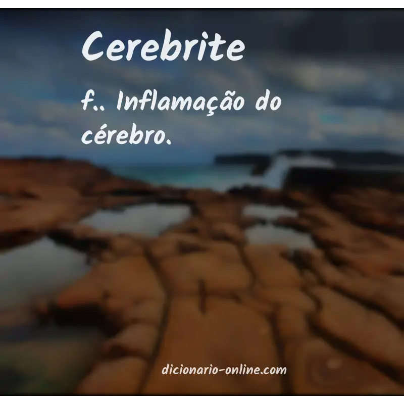 Significado de cerebrite