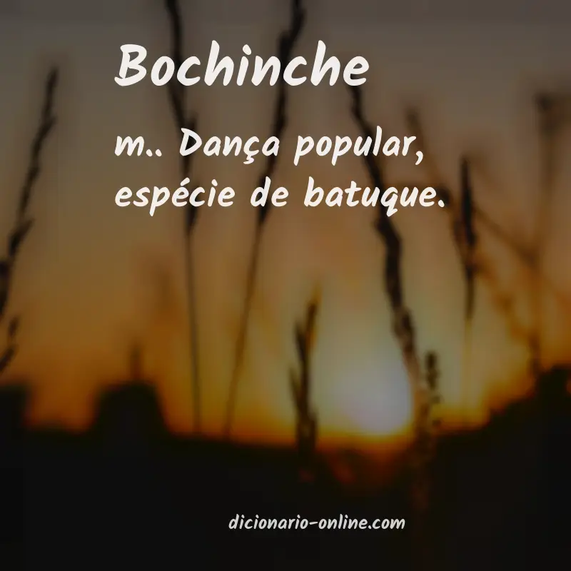 Significado de bochinche