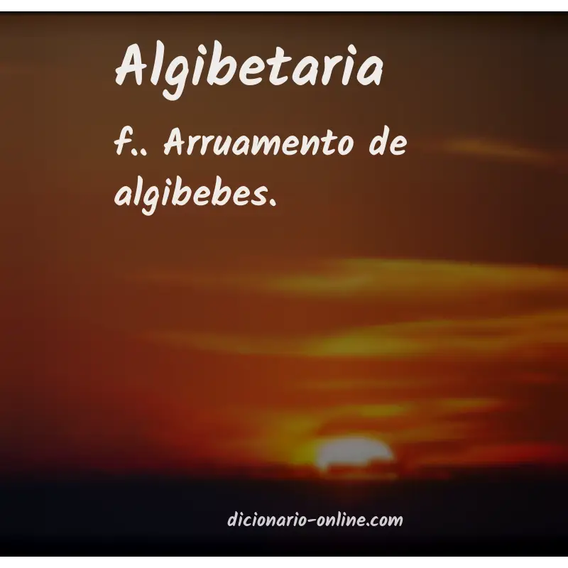 Significado de algibetaria