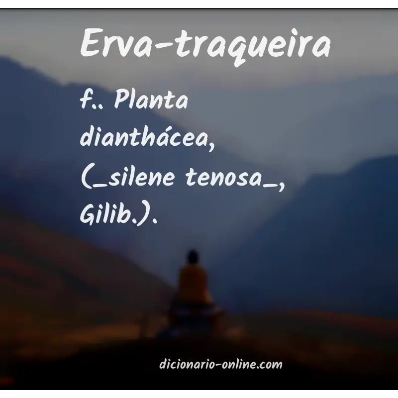 Significado de erva-traqueira