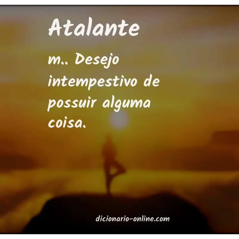 Significado de atalante