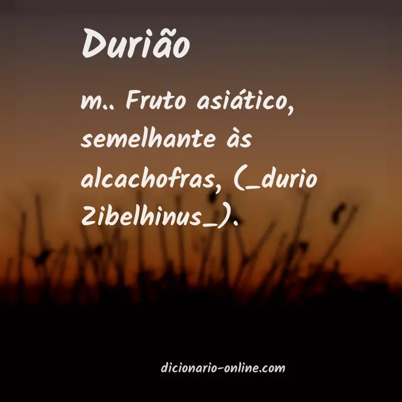 Significado de durião