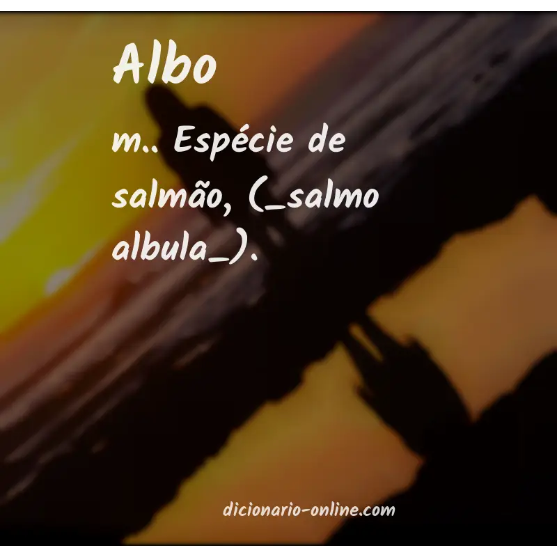 Significado de albo
