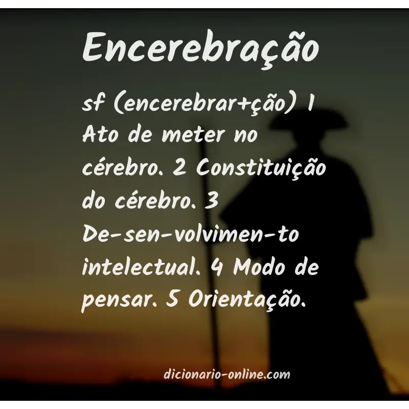 Significado de encerebração