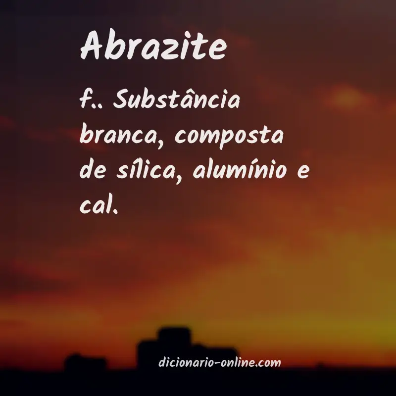 Significado de abrazite