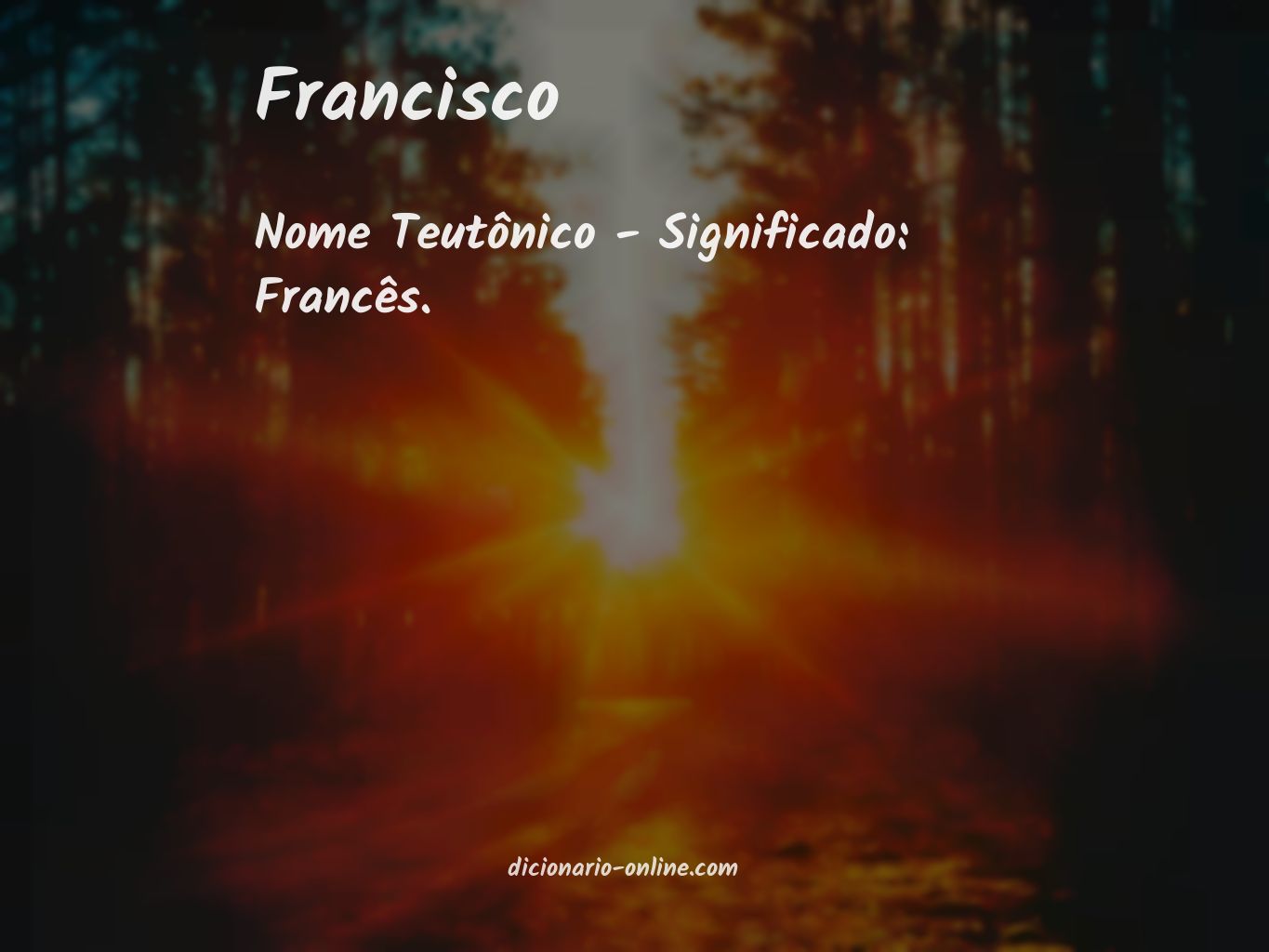 Significado de francisco