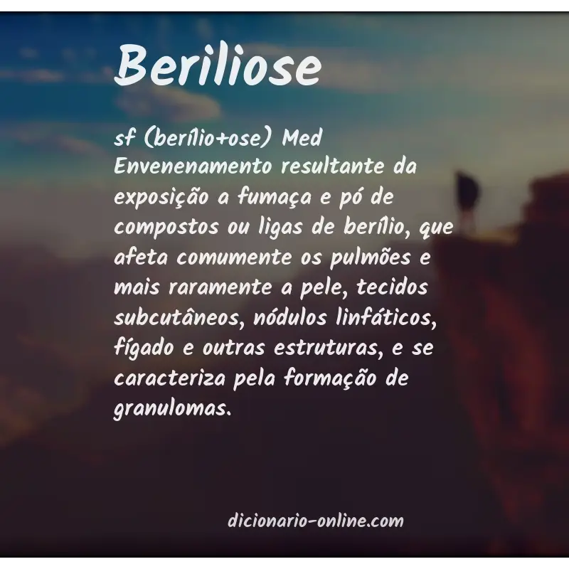 Significado de beriliose