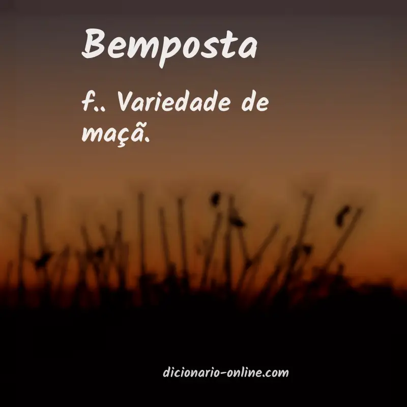 Significado de bemposta