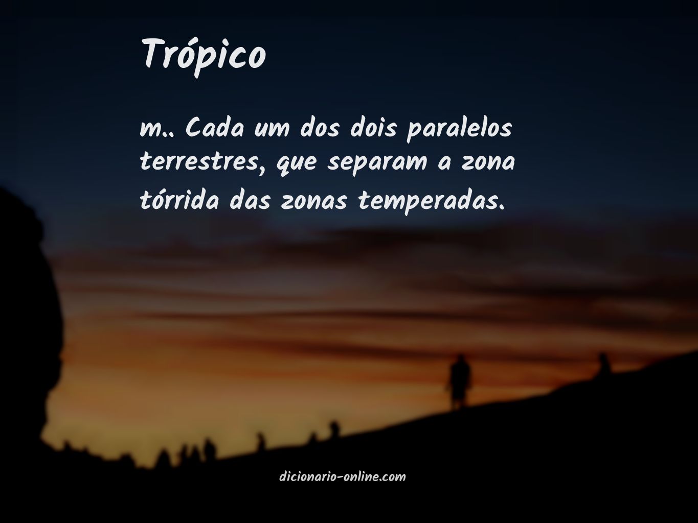 Significado de trópico