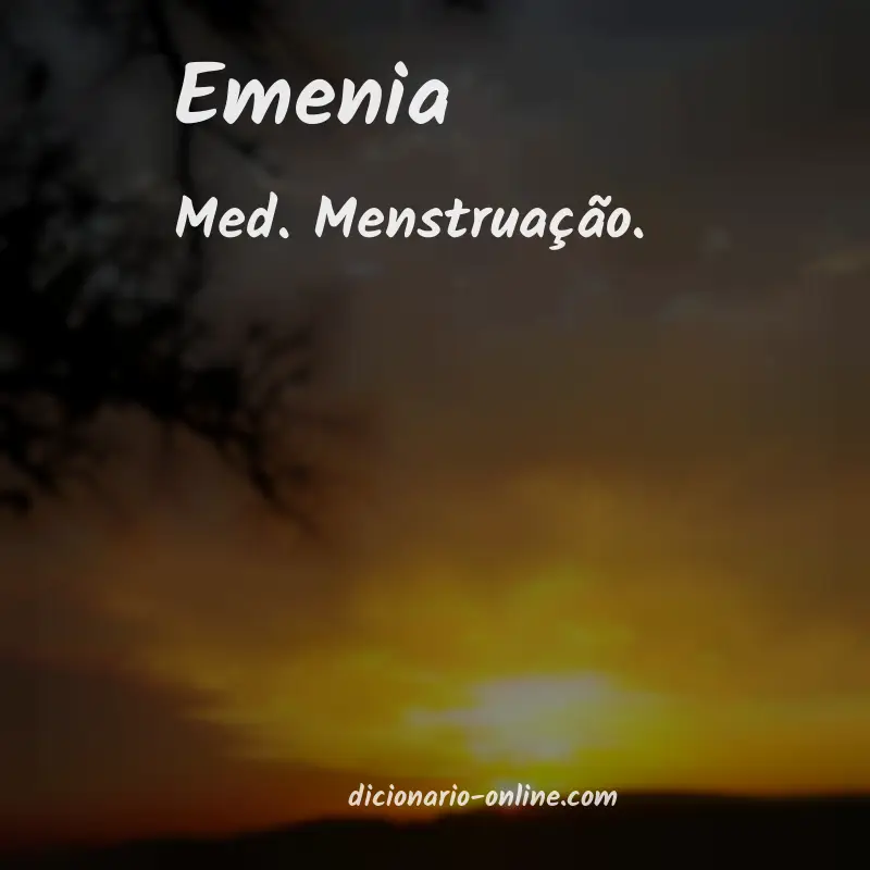 Significado de emenia