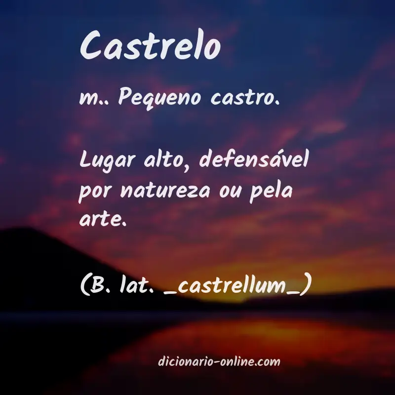 Significado de castrelo