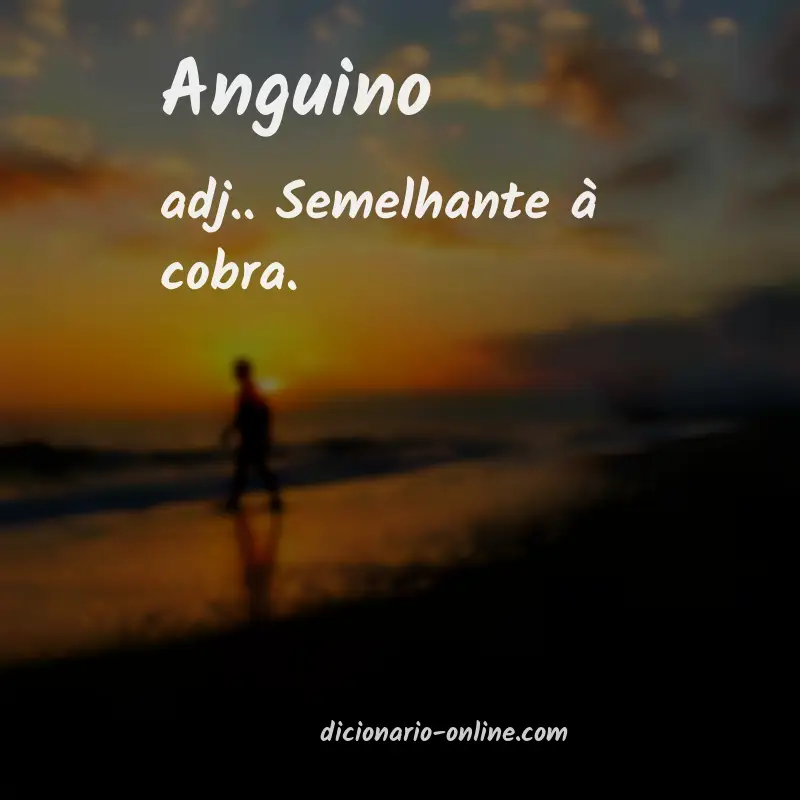 Significado de anguino