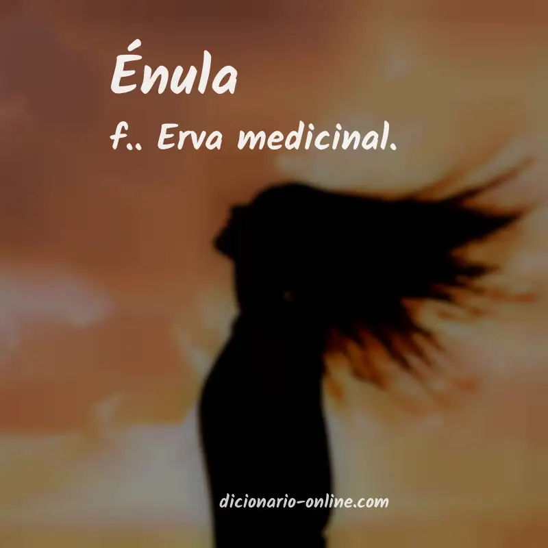 Significado de énula