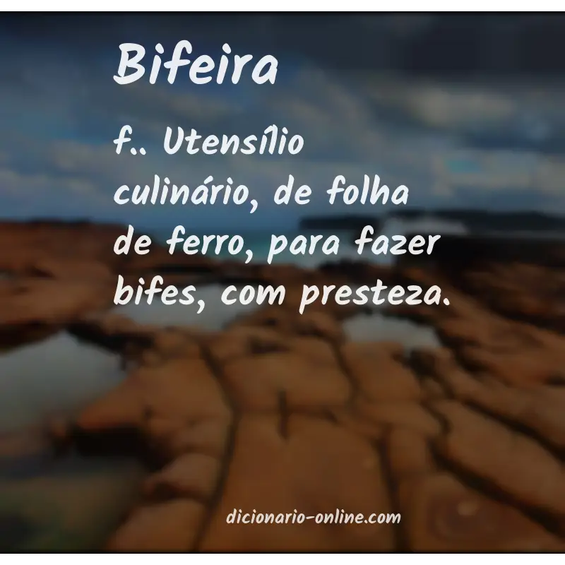 Significado de bifeira