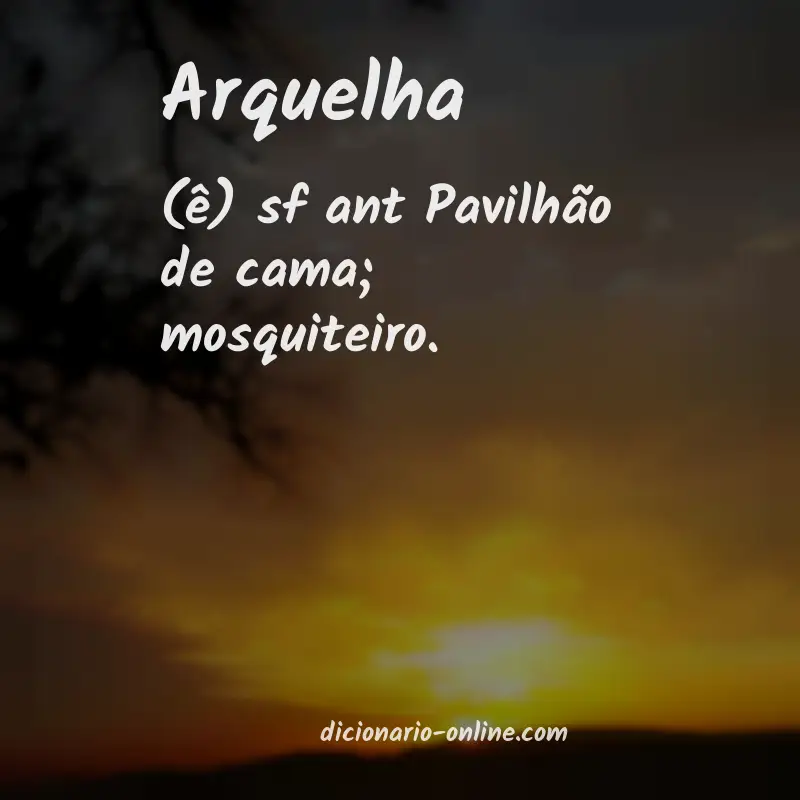 Significado de arquelha