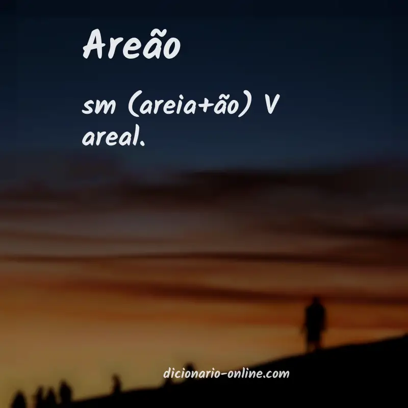 Significado de areão