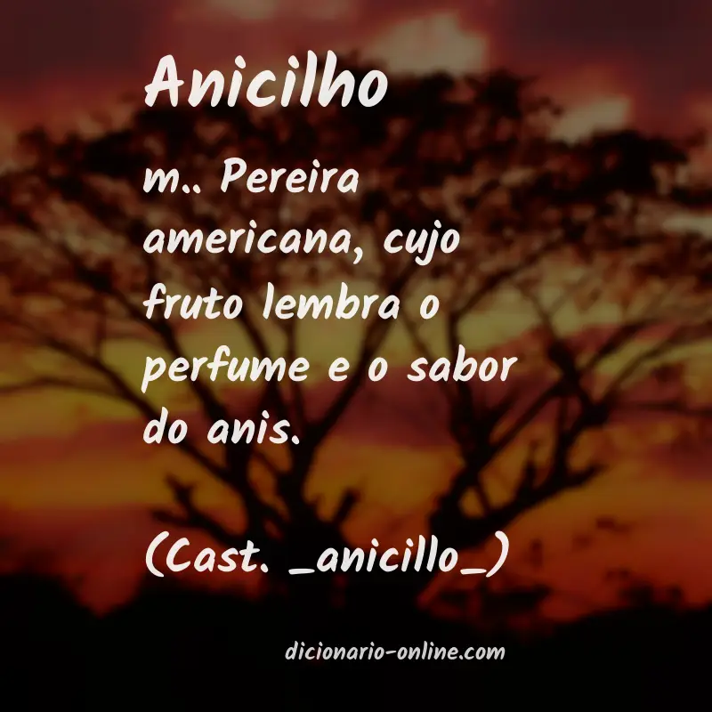 Significado de anicilho