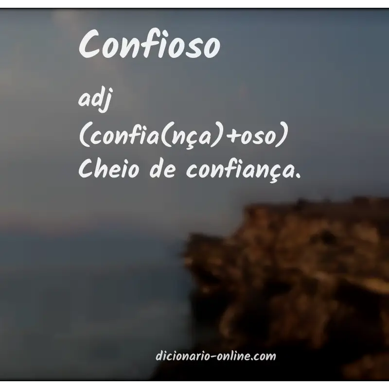 Significado de confioso