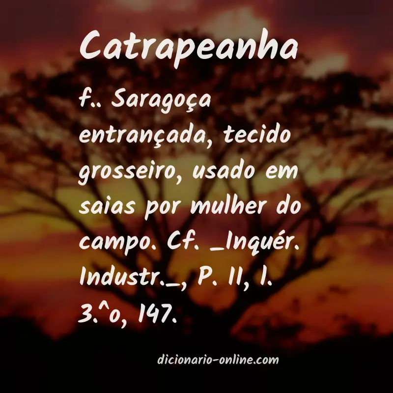 Significado de catrapeanha