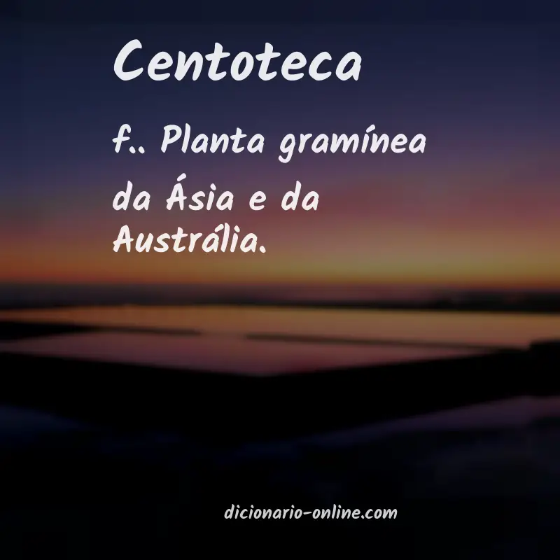 Significado de centoteca