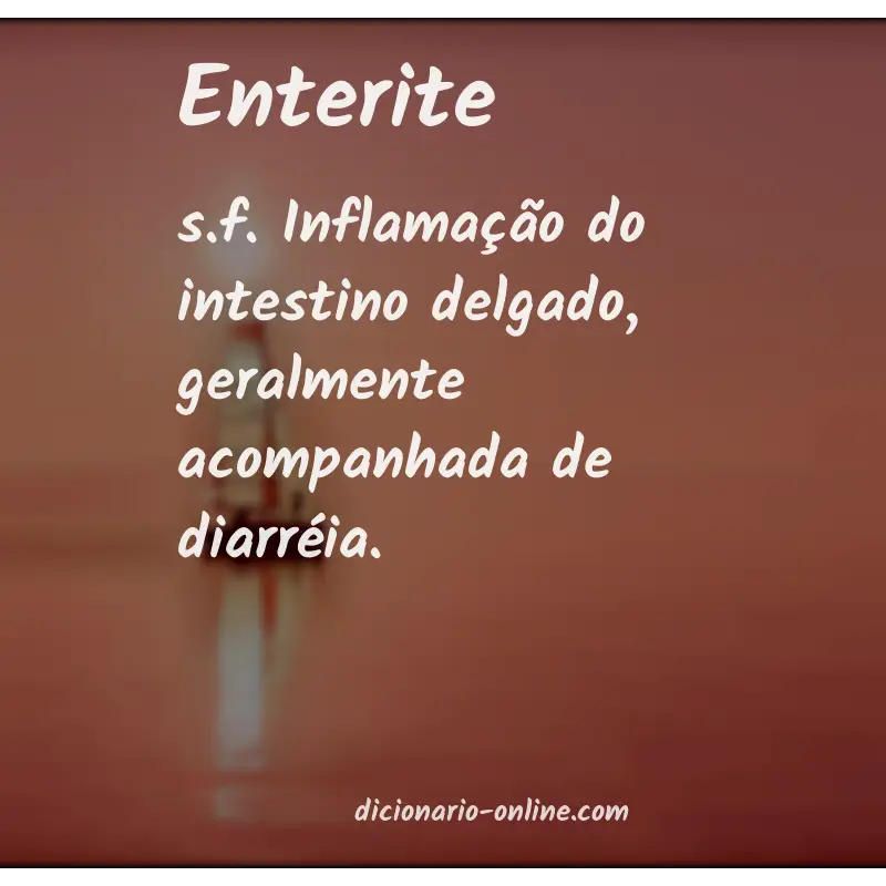 Significado de enterite