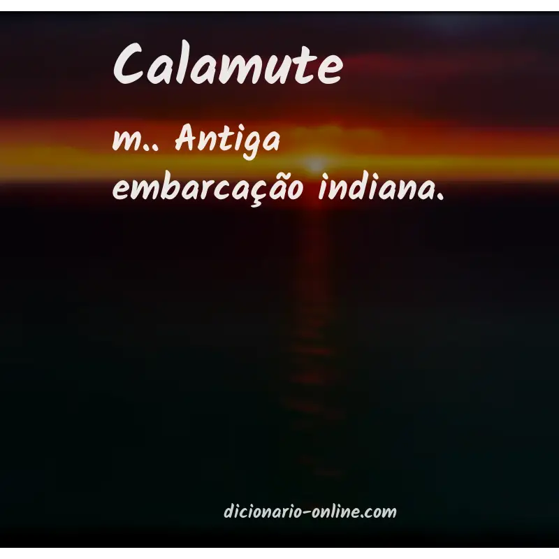 Significado de calamute