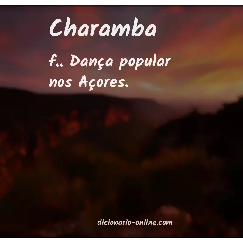 Significado de charamba