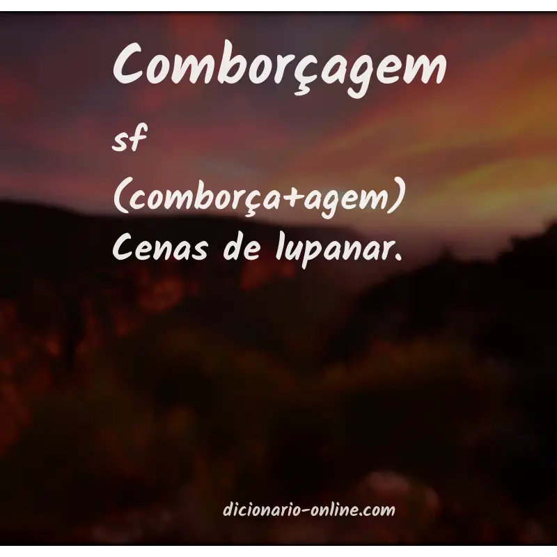 Significado de comborçagem