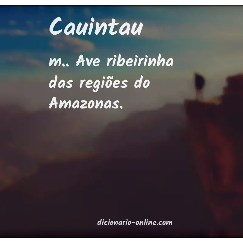 Significado de cauintau