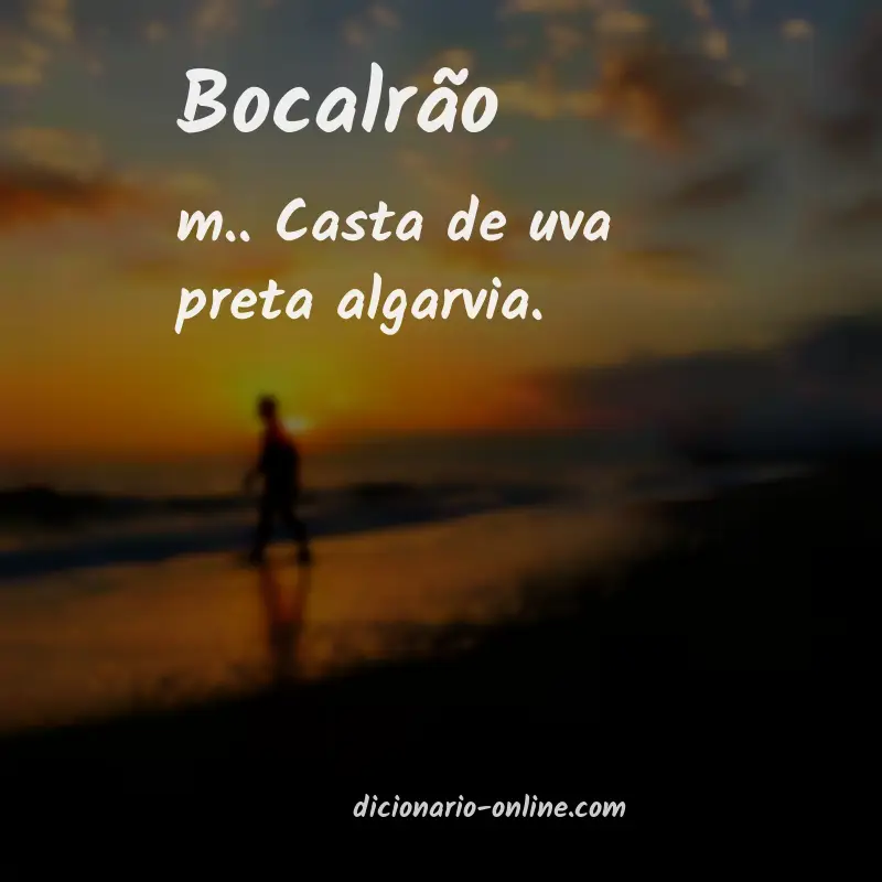 Significado de bocalrão