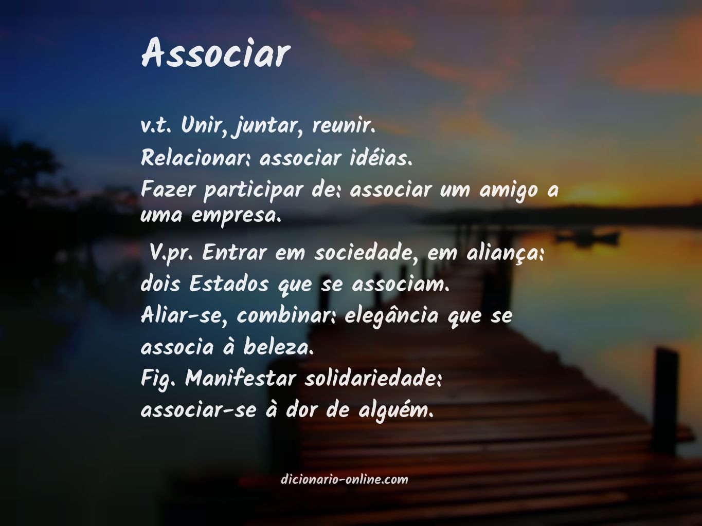 Significado de associar