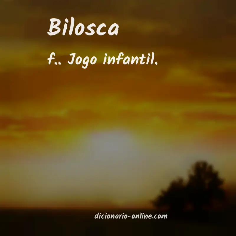 Significado de bilosca