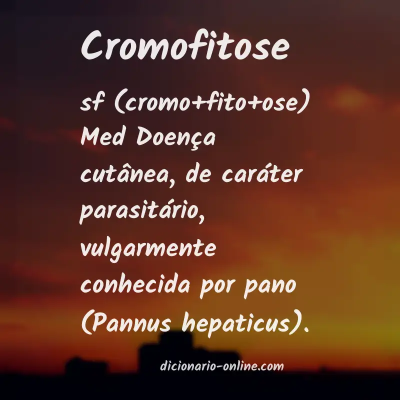 Significado de cromofitose