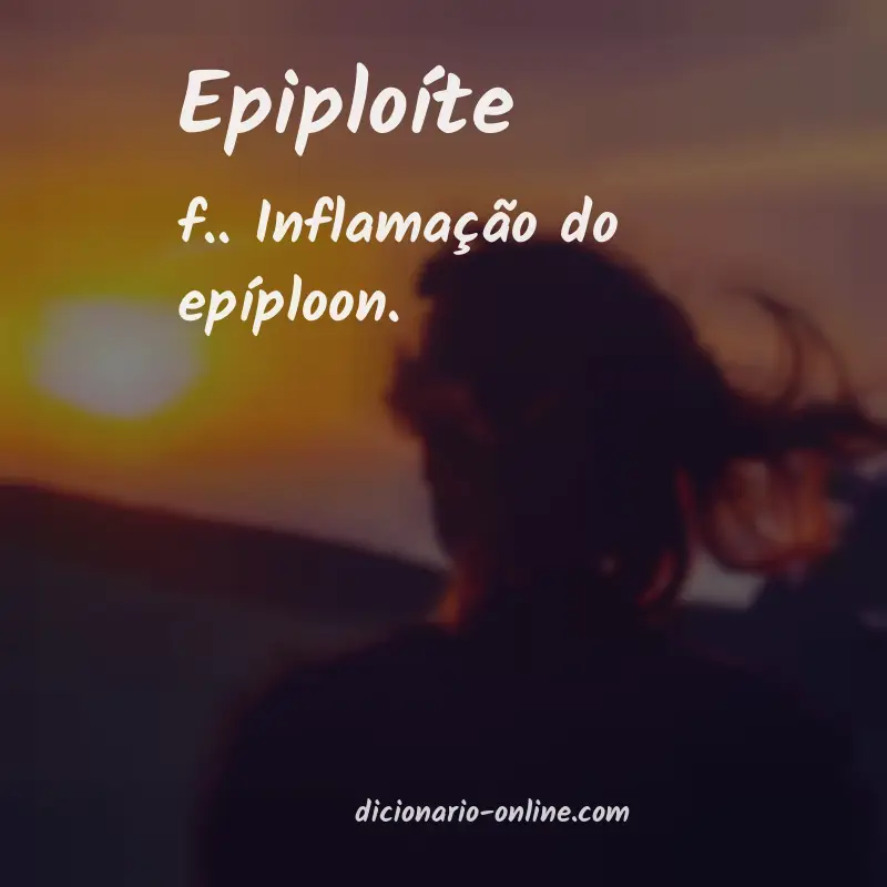 Significado de epiploíte