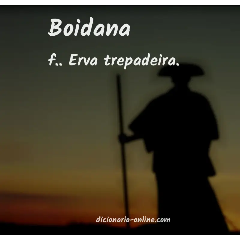 Significado de boidana