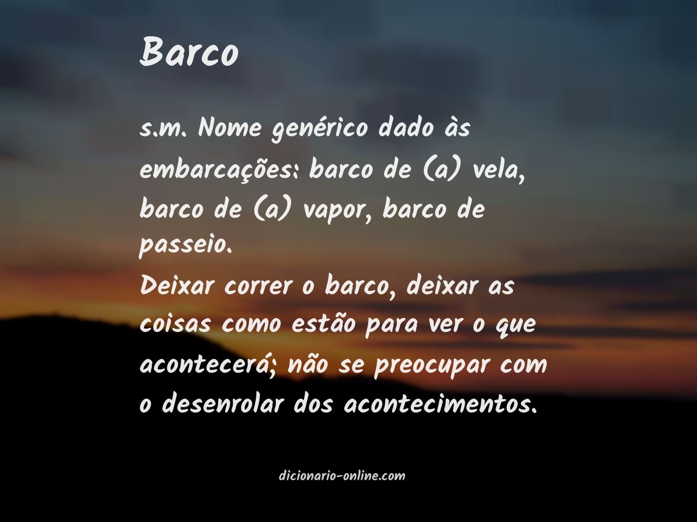 Significado de barco