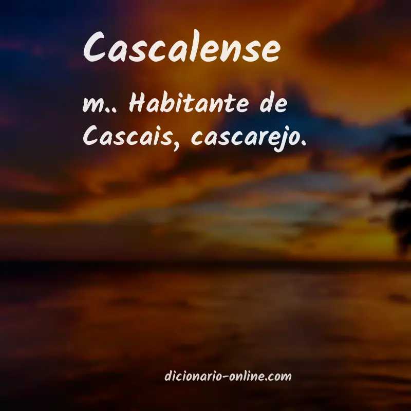 Significado de cascalense