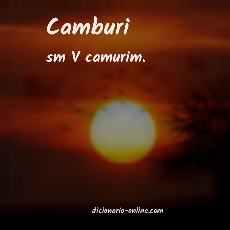 Significado de camburi