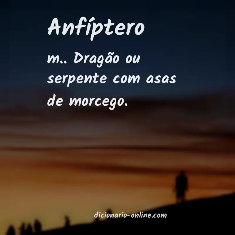 Significado de anfíptero
