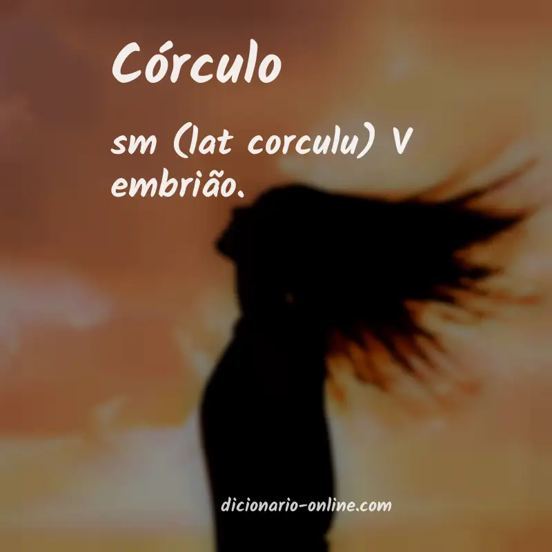 Significado de córculo
