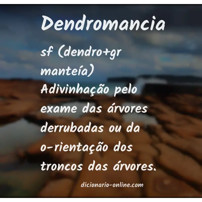 Significado de dendromancia