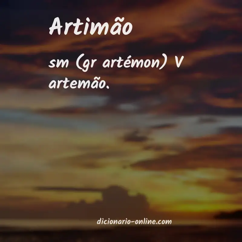 Significado de artimão