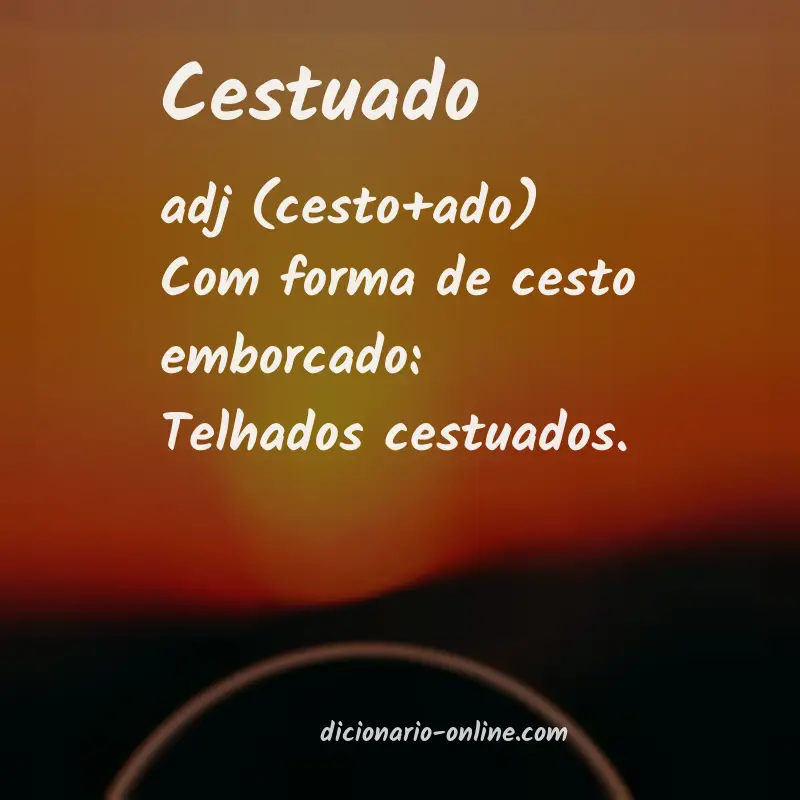 Significado de cestuado